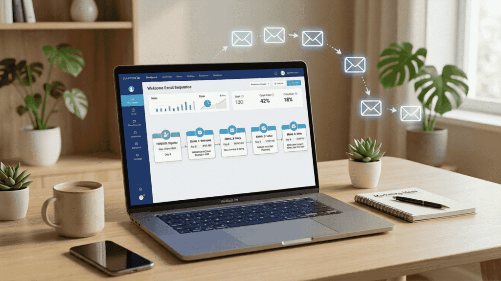 simple 4–5 email sequence for side hustlers