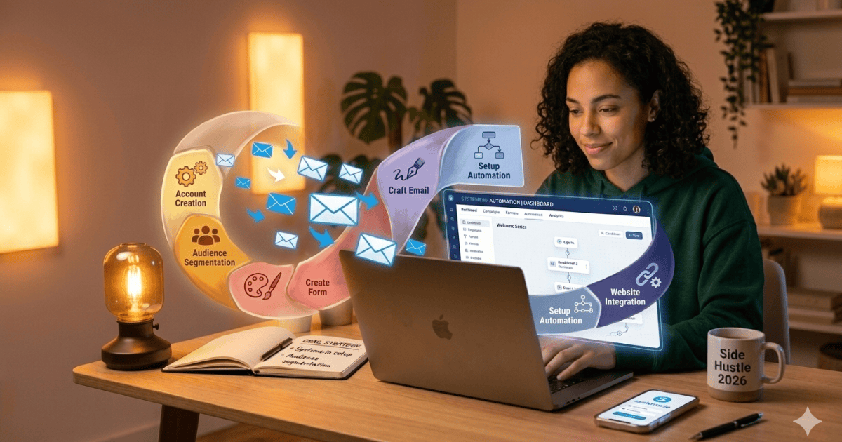 How to Use Systeme.io for Email Marketing as a Beginner in 2026 (7 Easy Step‑by‑Step Side Hustler Guide)