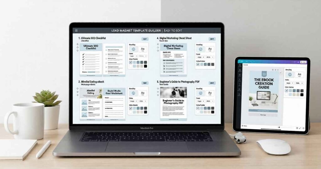lead magnet templates checklist ebook for side hustlers