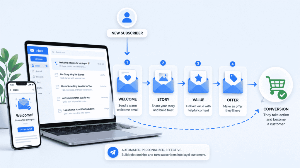 what is email automation for side hustlers