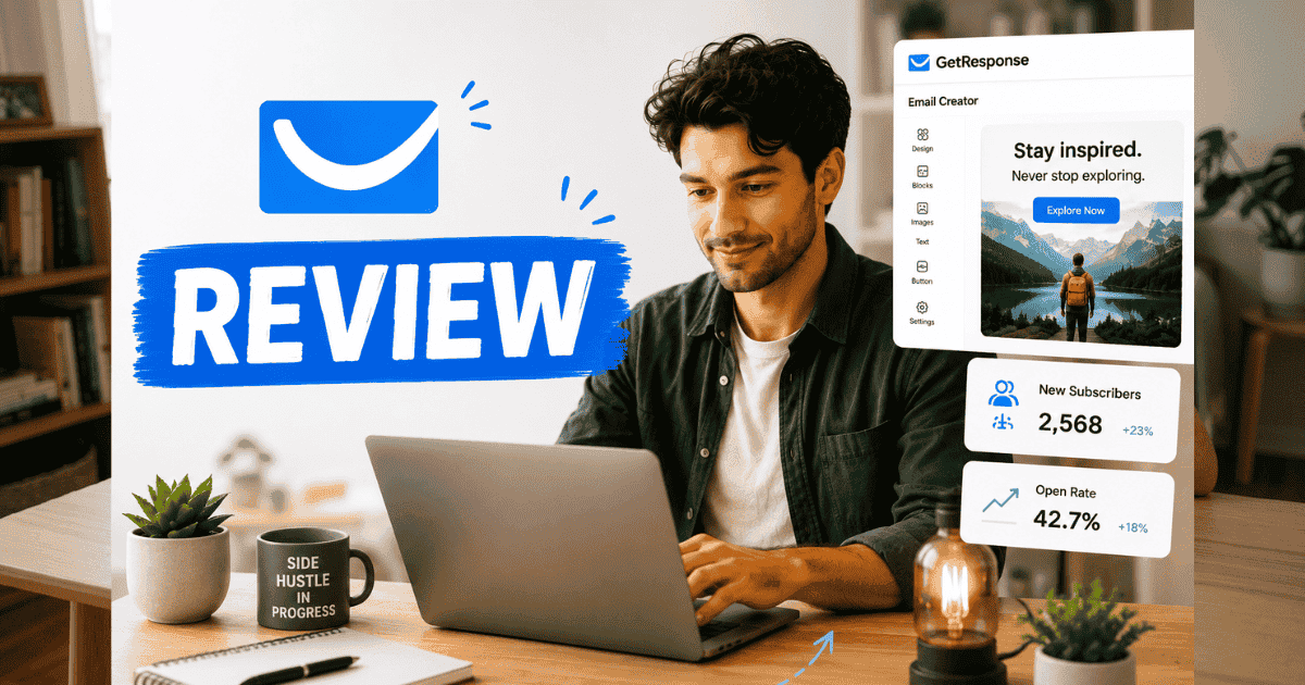 GetResponse for Side Hustlers: Simple Email System That Turns Subscribers Into Buyers (2026 Review)