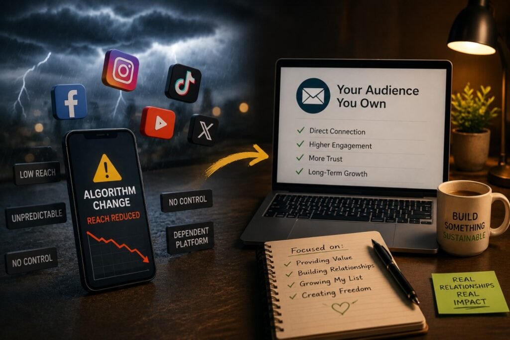 why social media alone is risky for side hustlers