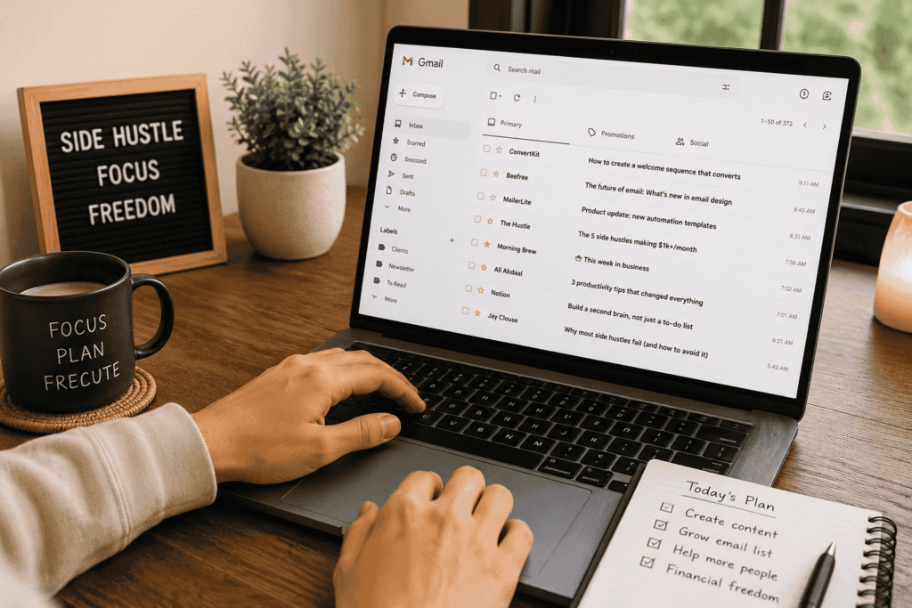 How to Fix “No One Opens My Emails” as a Busy Side Hustler (Simple 5-Step Plan)