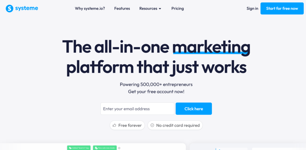 Use Cases of Systeme.io