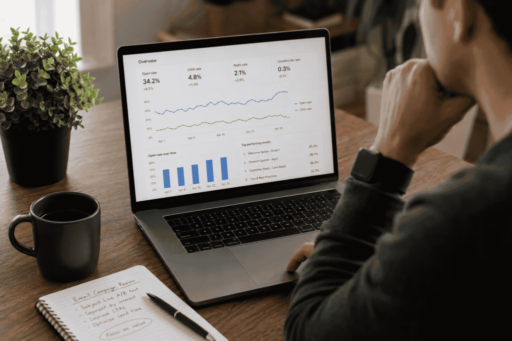 Planning email subject line strategies
