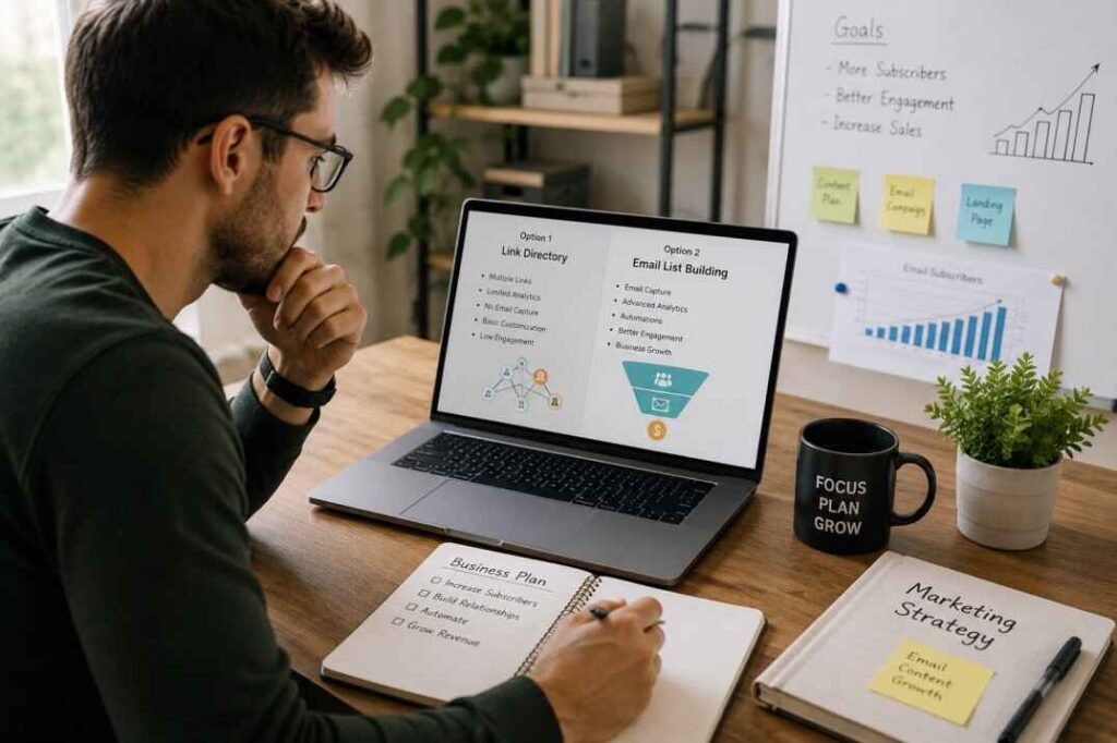 Systeme.io vs Linktree (2026): Which Is Better for Growing Your Email List? which tool should you choose